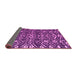 Sideview of Abstract Pink Modern Rug, abs4620pnk