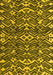 Abstract Yellow Modern Rug, abs4620yw