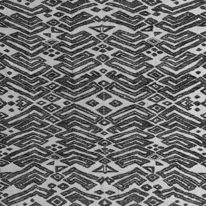 Square Machine Washable Abstract Gray Modern Rug, wshabs4620gry