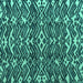 Square Machine Washable Abstract Turquoise Modern Area Rugs, wshabs4620turq