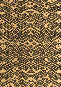 Abstract Brown Modern Rug, abs4620brn