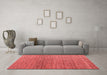 Modern Red Washable Rugs