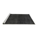 Sideview of Machine Washable Abstract Gray Modern Rug, wshabs4622gry