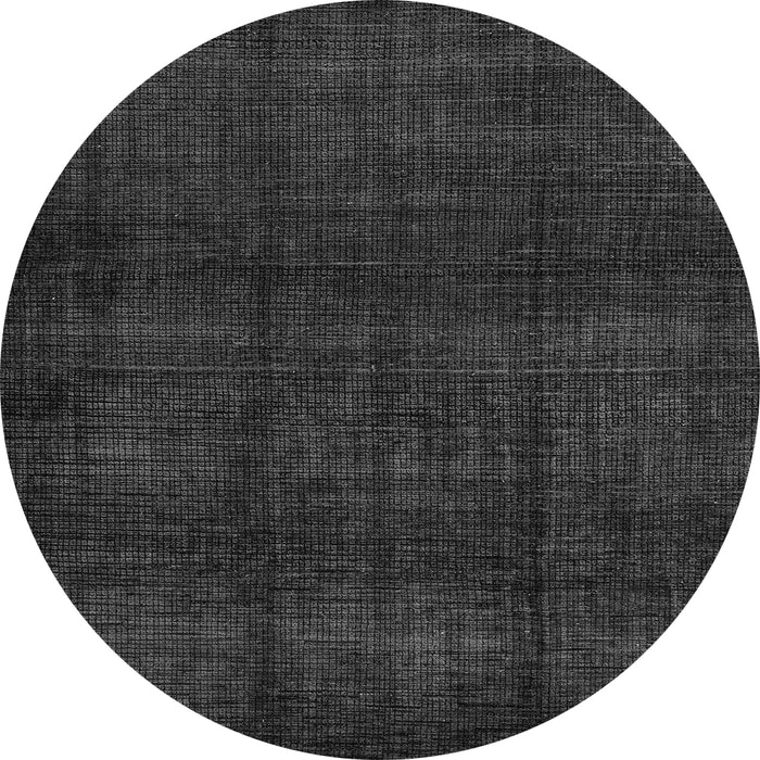 Round Machine Washable Abstract Gray Modern Rug, wshabs4622gry