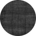 Round Machine Washable Abstract Gray Modern Rug, wshabs4622gry