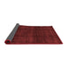 Abstract Red Modern Area Rugs