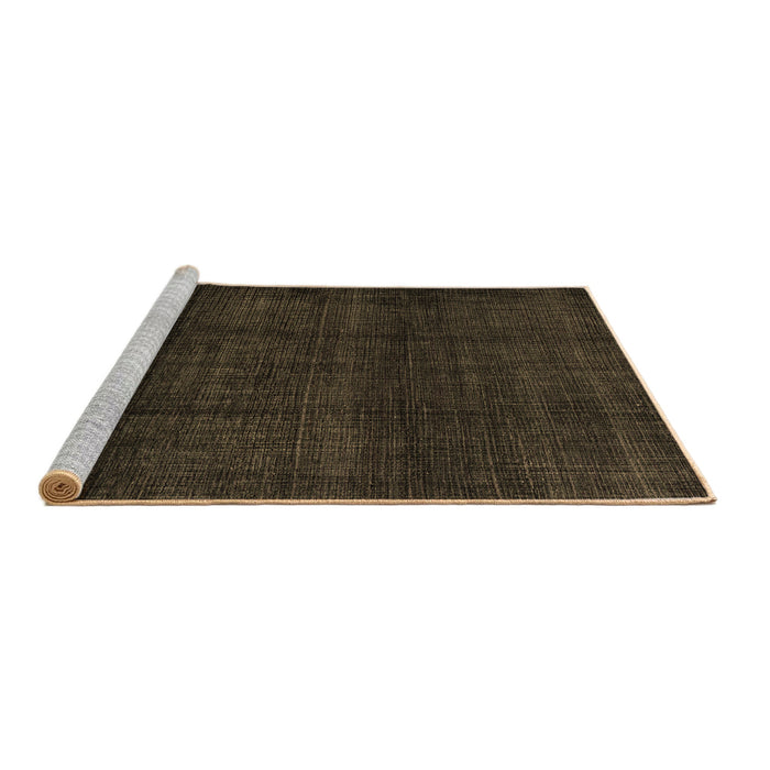 Sideview of Machine Washable Abstract Brown Modern Rug, wshabs4622brn