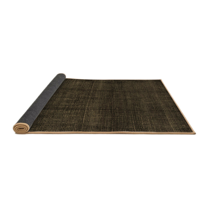 Sideview of Abstract Brown Modern Rug, abs4622brn
