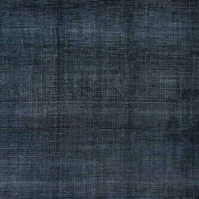 Square Machine Washable Abstract Deep Teal Green Rug, wshabs4622