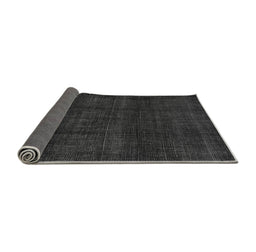 Sideview of Abstract Gray Modern Rug, abs4622gry