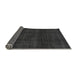 Sideview of Abstract Gray Modern Rug, abs4622gry