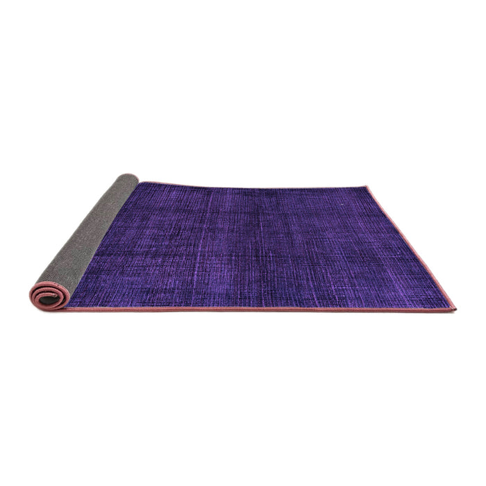 Sideview of Abstract Purple Modern Rug, abs4622pur