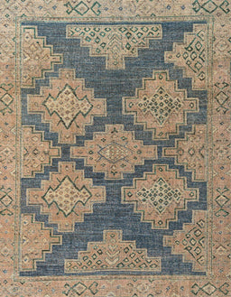 Abstract Coffee Brown Modern Rug, abs4623