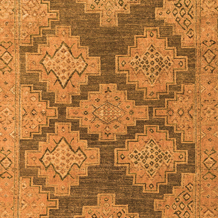 Abstract Orange Modern Rug, abs4623org