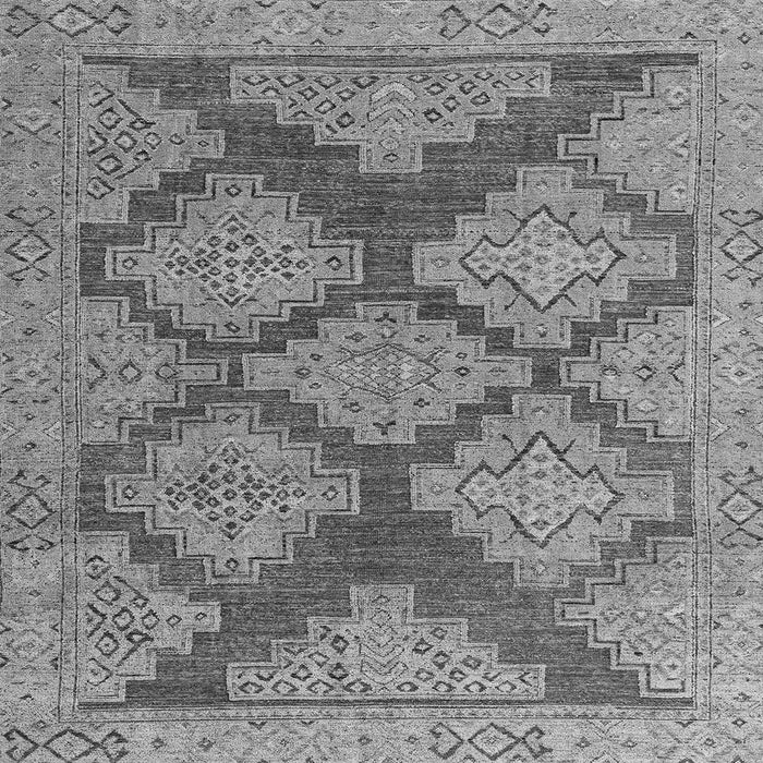 Square Machine Washable Abstract Gray Modern Rug, wshabs4623gry