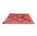 Modern Red Washable Rugs