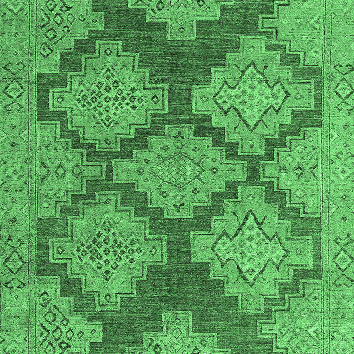 Machine Washable Abstract Emerald Green Modern Area Rugs, wshabs4623emgrn