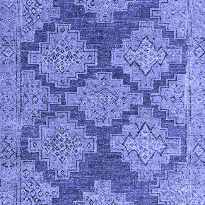 Abstract Blue Modern Rug, abs4623blu