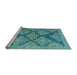 Sideview of Machine Washable Abstract Light Blue Modern Rug, wshabs4623lblu