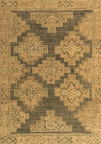 Abstract Brown Modern Rug, abs4623brn