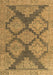 Abstract Brown Modern Rug, abs4623brn