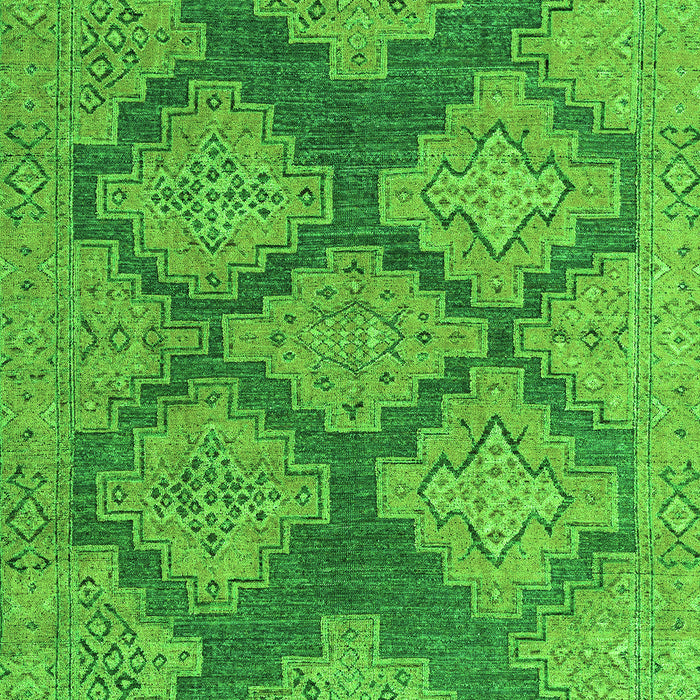 Abstract Green Modern Rug, abs4623grn