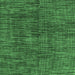 Square Abstract Emerald Green Modern Rug, abs4624emgrn