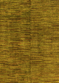 Abstract Yellow Modern Rug, abs4624yw