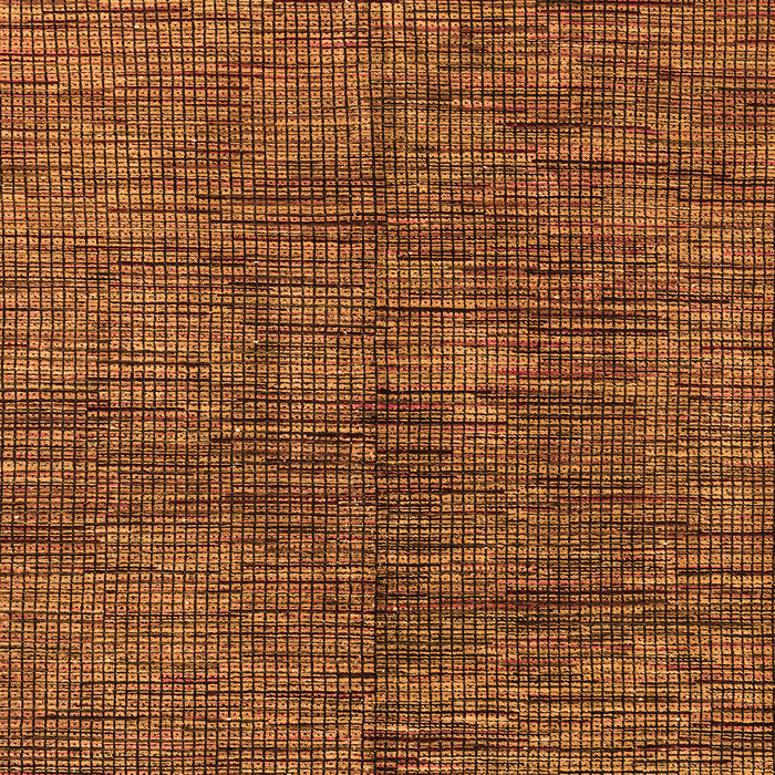 Square Machine Washable Abstract Orange Modern Area Rugs, wshabs4624org