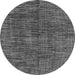 Round Abstract Gray Modern Rug, abs4624gry