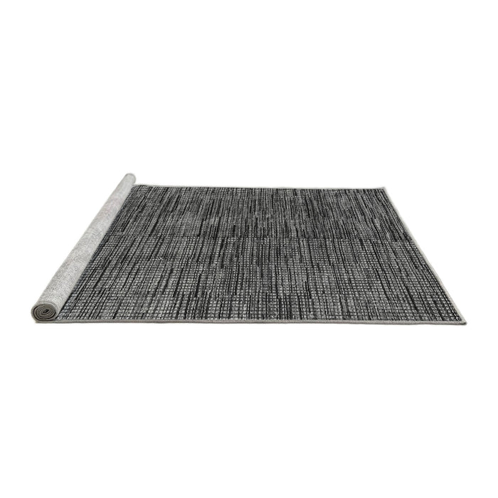 Sideview of Machine Washable Abstract Gray Modern Rug, wshabs4624gry