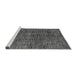 Sideview of Machine Washable Abstract Gray Modern Rug, wshabs4624gry