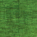 Square Abstract Green Modern Rug, abs4624grn