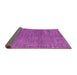 Sideview of Abstract Pink Modern Rug, abs4625pnk