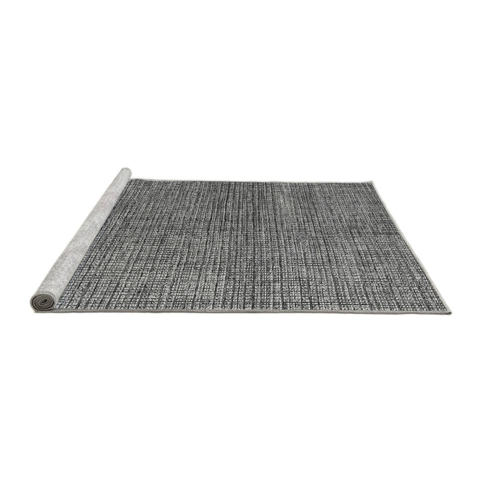 Sideview of Machine Washable Abstract Gray Modern Rug, wshabs4625gry