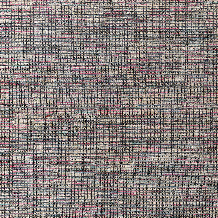 Square Machine Washable Abstract Western Charcoal Gray Rug, wshabs4625