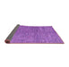 Sideview of Abstract Purple Modern Rug, abs4625pur