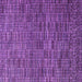 Square Machine Washable Abstract Purple Modern Area Rugs, wshabs4626pur