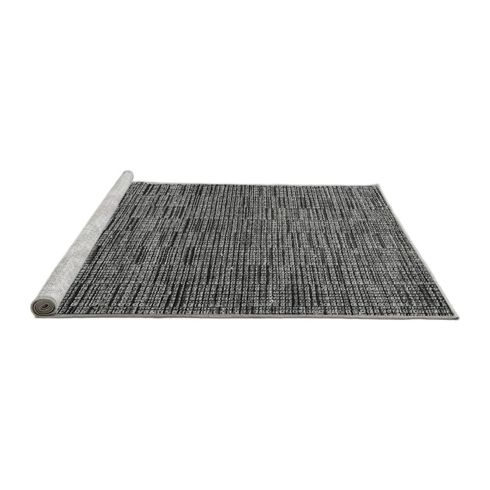 Sideview of Machine Washable Abstract Gray Modern Rug, wshabs4626gry