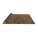 Sideview of Abstract Brown Modern Rug, abs4626brn