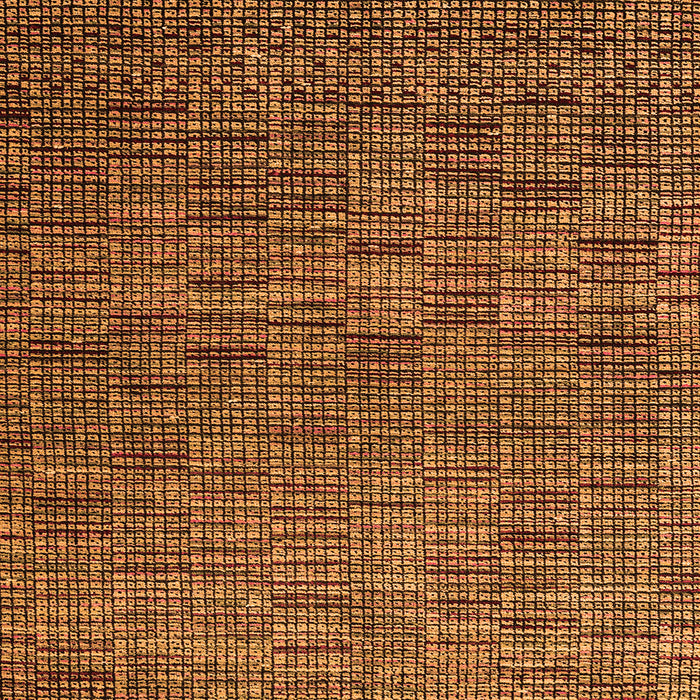 Square Machine Washable Abstract Orange Modern Area Rugs, wshabs4626org