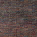 Square Abstract Chocolate Brown Modern Rug, abs4627