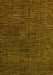 Abstract Yellow Modern Rug, abs4627yw