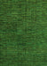 Machine Washable Abstract Green Modern Area Rugs, wshabs4627grn