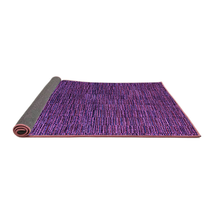 Sideview of Abstract Purple Modern Rug, abs4627pur