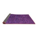 Sideview of Abstract Purple Modern Rug, abs4627pur