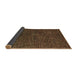 Sideview of Abstract Brown Modern Rug, abs4627brn