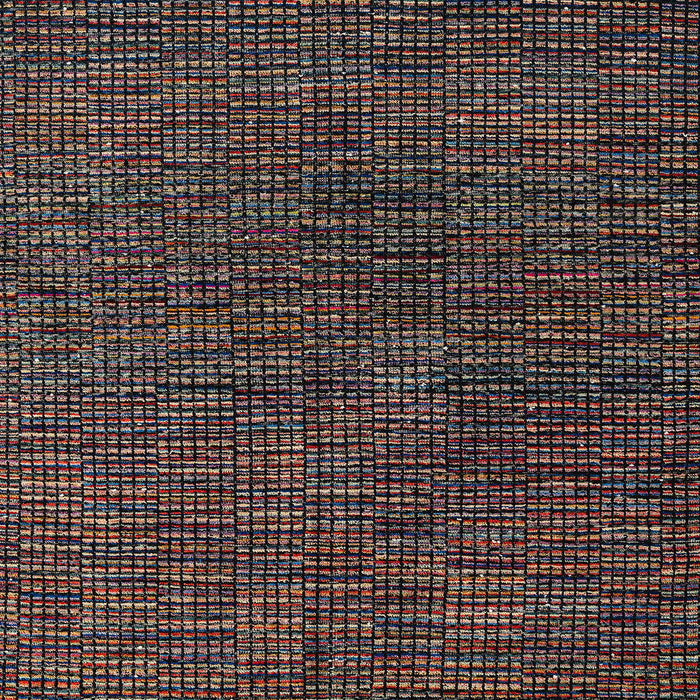 Abstract Chocolate Brown Modern Rug, abs4627