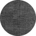 Round Abstract Gray Modern Rug, abs4627gry