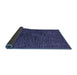 Sideview of Abstract Blue Modern Rug, abs4627blu